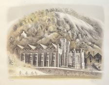 DAVID GENTLEMAN (B. 1930) - STOKE POTTERIES - LIMITED EDITION LITHOGRAPH