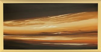 JONATHAN SHAW (B. 1959) - CINNAMON SKIES - ACRYLIC ON PANEL