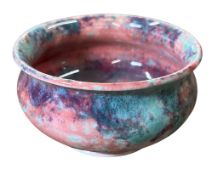 HOLYROOD ART POTTERY, EDINBURGH - SCOTTISH FLAMBE GLAZED BOWL