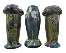 VANA WARE BY W. BENNETT OF HANLEY - THREE ART NOUVEAU CERAMIC VASES