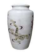 ANDREW HULL X COBRIDGE STONEWARE POTTERY - 2002 HOMAGE TO MARTIN BROTHERS GROTESQUE VASE