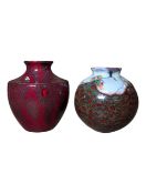 ROYAL DOULTON ARCHIVES - CIRCA 2001 SHANTOU VASE & YANTAI VASE