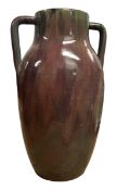 CAUDERAN-BORDEAUX - FRENCH ART DECO DRIP GLAZE POTTERY VASE