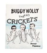 ROCK N ROLL - BUDDY HOLLY - ORIGINAL 1958 PROGRAMME FROM BRISTOL