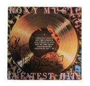 ROXY MUSIC (BAND) - TRIPLE-SIGNED 12