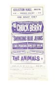 CHUCK BERRY - ORIGINAL FLYER FROM THE COLSTON HALL, BRISTOL