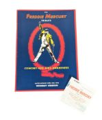 CONCERT PROGRAMME - THE FREDDIE MERCURY TRIBUTE CONCERT