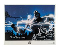 THE IRON GIANT - ORIGINAL LOBBY CARD SIGNED BY RICHARD BAZLEY