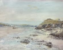 FREDERICK JOHN WIDGERY - WATERCOLOUR & GOUACHE SEASCAPE PAINTING