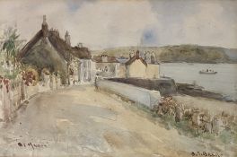 SYDNEY JAMES BEER - ST MAWES, CORNWALL - 20TH CENTURY WATERCOLOUR LANDSCAPE