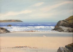 REGINALD DANIEL SHERRIN - WATERCOLOUR & GOUACHE CORNISH LANDSCAPE