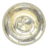 EARLY 20TH CENTURY EDWARD VII HALLMARKED SILVER DISH PLATE