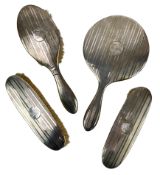 20TH CENTURY HALLMARKED SILVER DRESSING TABLE / VANITY SET