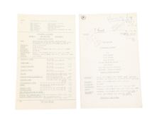 THE GOON SHOW – BBC COMEDY SHOW 1951-1960 - ORIGINAL RECORDING SCRIPT