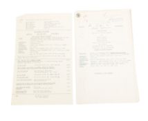 THE GOON SHOW – BBC COMEDY SHOW 1951-1960 - ORIGINAL RECORDING SCRIPT