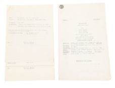 THE GOON SHOW – BBC COMEDY SHOW 1951-1960 - ORIGINAL RECORDING SCRIPT