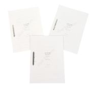 DOCTOR WHO - THE SNOWMEN (2012) - 3X ORIGINAL DRAFT SCRIPT