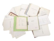 SID COLIN COLLECTION - ASSORTED SCRIPTS
