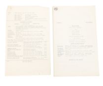 THE GOON SHOW – BBC COMEDY SHOW 1951-1960 - ORIGINAL RECORDING SCRIPT