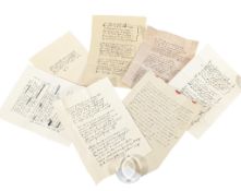 WOLF HALL (2024) - COLLECTION OF PRODUCTION PROP TOM TRUTH POEMS