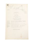 THE GOON SHOW – BBC COMEDY SHOW 1951-1960 - ORIGINAL RECORDING SCRIPT