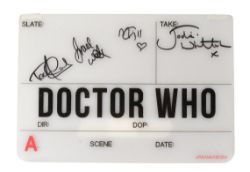 DOCTOR WHO -THIRTEENTH DOCTOR ERA - PRODUCTION USED CLAPPERBOARD