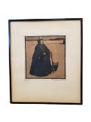 SIR WILLIAM NICHOLSON (1872-1949) - EARLY 20TH CENTURY QUEEN VICTORIA WOODCUT PRINT
