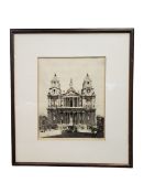 WILLIAM WALKER (ARE, 1878-1961) - 20TH CENTURY ST PAUL'S CATHEDRAL SIGNED ETCHING