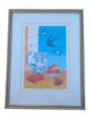 VINTAGE PENNY BERRY PATERSON HIGH SUMMER LIMITED EDITION SCREEN PRINT