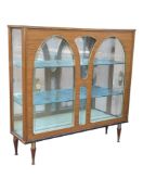 VINTAGE 20TH CENTURY 1950S CHINA DISPLAY CABINET VITRINE