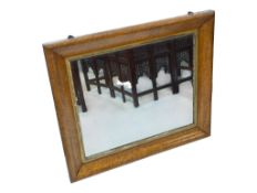 19TH CENTURY WALNUT WALL MIRROR