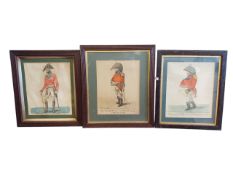 ROBERT DIGHTON (1752-1814) - THREE EARLY 19TH CENTURY MILITARY ENGRAVINGS