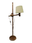 BRITISH MODERN DESIGN - MODERN TEAK FLOOR STANDING LAMP