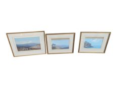 KENNETH MACLEAY RSA (1802-1878) - THREE WATERCOLOUR ARGYLLSHIRE PAINTINGS