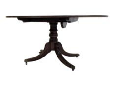 18TH CENTURY GEORGE III MAHOGANY TILT TOP OCCASIONAL LOO TABLE