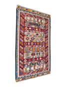 VINTAGE 20TH CENTURY SOUTH WEST PERSIAN QASHQAI KILIM RUG