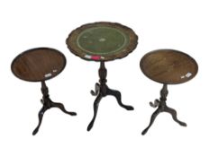TWO 19TH CENTURY MAHOGANY WINE / OCCASIONAL TABLES
