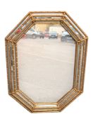 20TH CENTURY VENETIAN STYLE OCTAGONAL WALL MIRROR