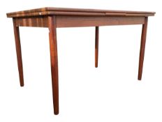 NIELS OTTO MOLLER - JL MOLLER - MID CENTURY TEAK DANISH EXTENDING DINING TABLE
