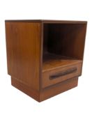 G-PLAN FURNITURE - MID CENTURY TEAK FRESCO BEDSIDE TABLE / CABINET