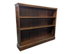 VICTORIAN 19TH CENTURY MAHOGANY OPEN WINDOW BOOKCASE
