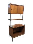 AVAON FURNITURE - VINTAGE MID CENTURY TEAK MODULAR WALL UNIT