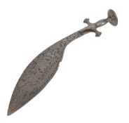 INDIAN TULWAR HILTED KUKRI DAGGER