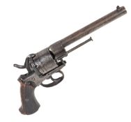 19TH CENTURY FRENCH LEFAUCHEUX M1858 PIN FIRE REVOLVER