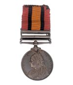 QUEENS SOUTH AFRICA BOER WAR MEDAL WITH CLASPS