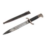 WWII SECOND WORLD WAR GERMAN FIRE POLICE BAYONET