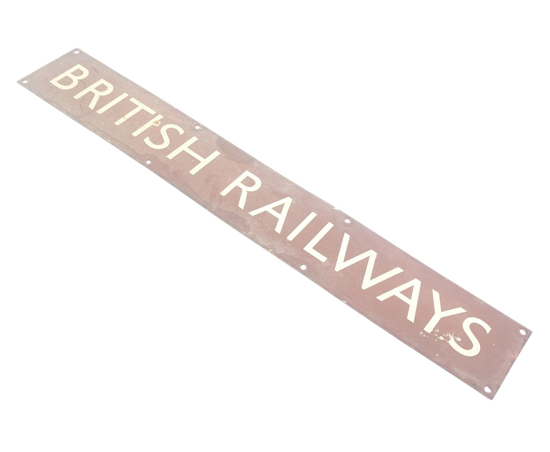 RAILWAYANA - VINTAGE BRITISH RAILWAYS ENAMEL PLAQUE