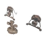 BRITISH ARMY OFFICERS MESS MENU HOLDERS