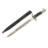 WWII SECOND WORLD WAR GERMAN FIRE FIGHTERS DRESS BAYONET