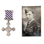 WWII DISTINGUISHED FLYING CROSS - HALIFAX GUNNER 158 SQUADRON